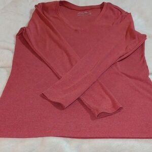Eddie Bauer Deep Red Cotton Tee